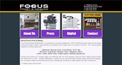 Desktop Screenshot of focusprint.co.uk