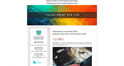 Desktop Screenshot of focusprint.com.sg