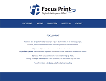 Tablet Screenshot of focusprint.be